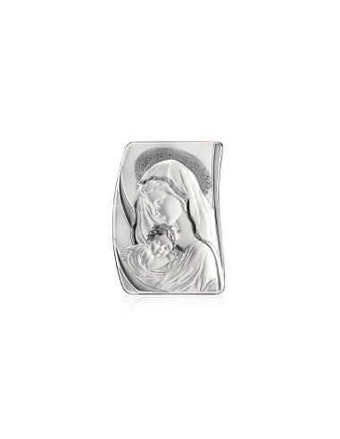 Virgin Mary with Jesus Silver Icon  | Vatican Gift