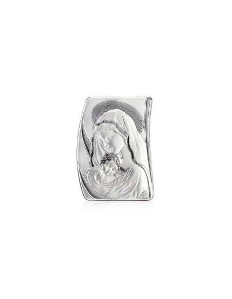 Virgin Mary with Jesus Silver Icon  | Vatican Gift