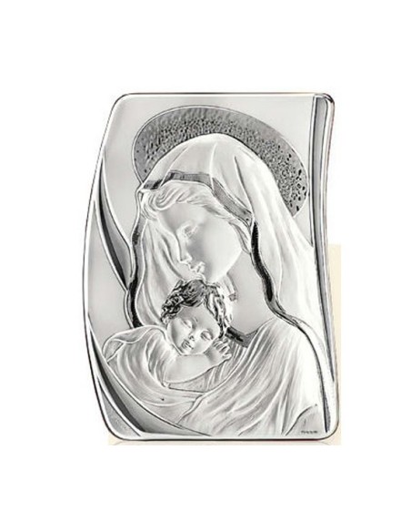 Virgin Mary with Jesus Silver Icon  | Vatican Gift