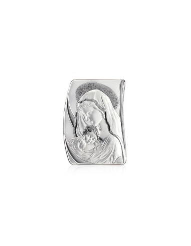 Virgin Mary with Jesus Silver Icon  | Vatican Gift