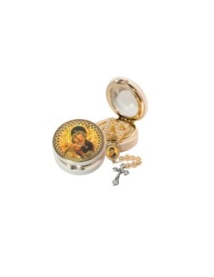 Our Lady Of Tenderness Rosary Box with Rosary  | Vatican Gift