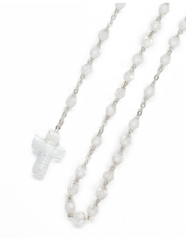 White Murrina Rosary  | Vatican Gift