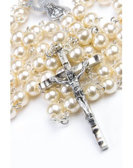 Glass Pearls Rosary