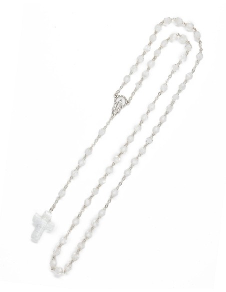 White Murrina Rosary  | Vatican Gift White Murrina Rosary  | Vatican Gift