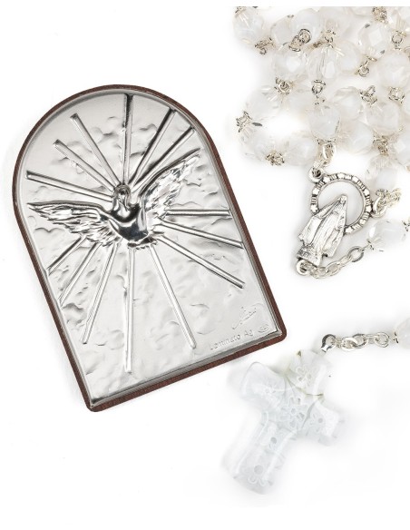 Confirmation Gift - Wooden White  Box  | Vatican Gift