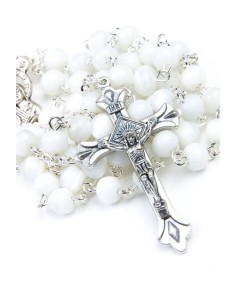 White Cat's Eye Rosary White Cat's Eye Rosary