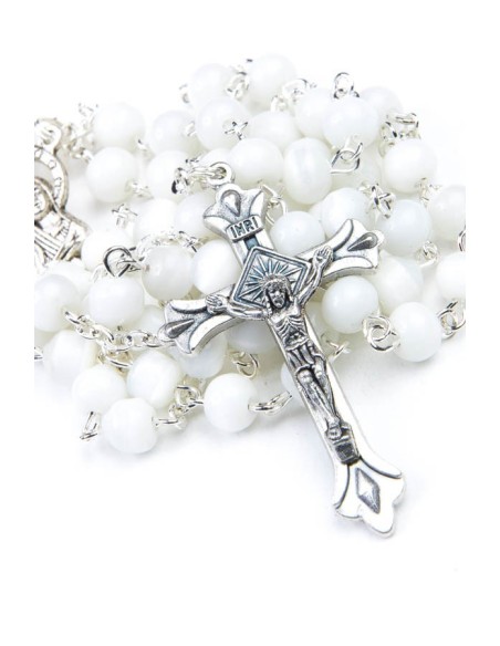White Cat's Eye Rosary White Cat's Eye Rosary