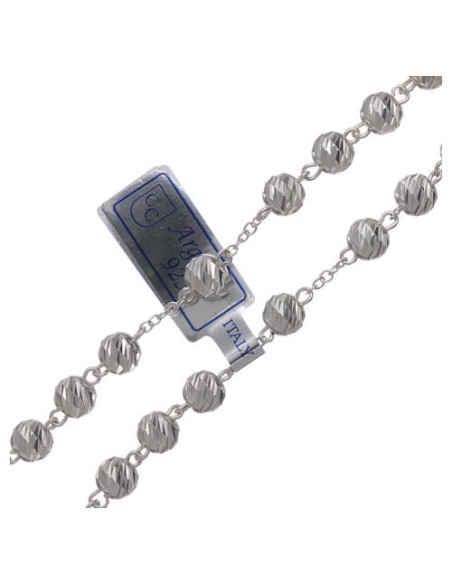 All Silver Rosary - Sterling Silver  | Vatican Gift