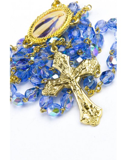 Our Lady Sky Blue Rosary