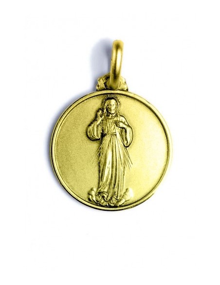 Divine Mercy gold plated medal  | Vatican Gift Divine Mercy gold plated medal  | Vatican Gift