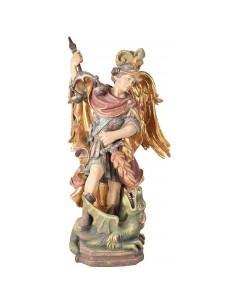 St. Michael the Archangel - wooden Statue  | Vatican Gift