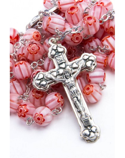 Murrina Pink Rosary