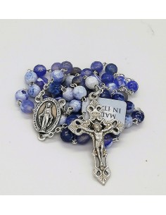 Green Water Agate Rosary  | Vatican Gift
