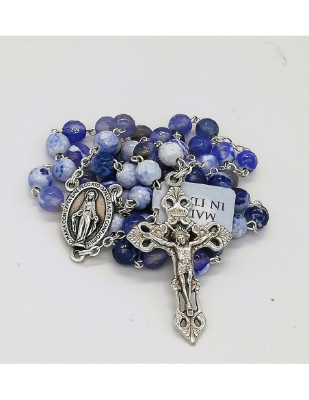 Green Water Agate Rosary  | Vatican Gift Green Water Agate Rosary  | Vatican Gift