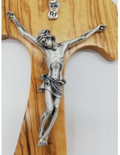 Olive Wood wall Tau Crucifix  | Vatican Gift 2