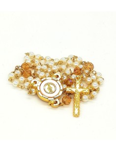 Holy Communion  Pearl white Rosary  | Vatican Gift 2