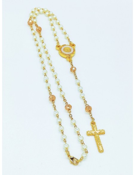 Holy Communion  Pearl white Rosary  | Vatican Gift Holy Communion  Pearl white Rosary  | Vatican Gift
