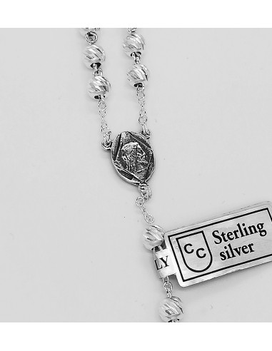 All Silver Rosary - Sterling Silver  | Vatican Gift