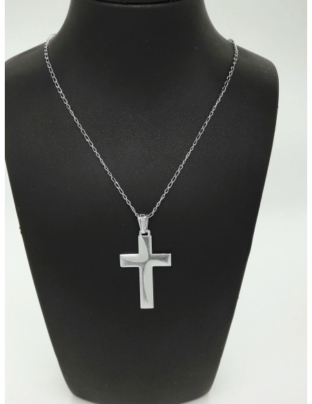Sterling Silver Cross Pendant Necklace