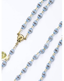 Light Blue Swarovski Crystal beads