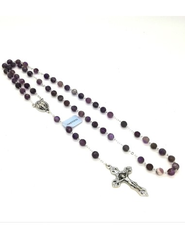 Amethyst Rosary Faceted 6 mm beads  | Vatican Gift