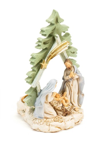 Nativity Scene Tree with Candle | Vatican Gift