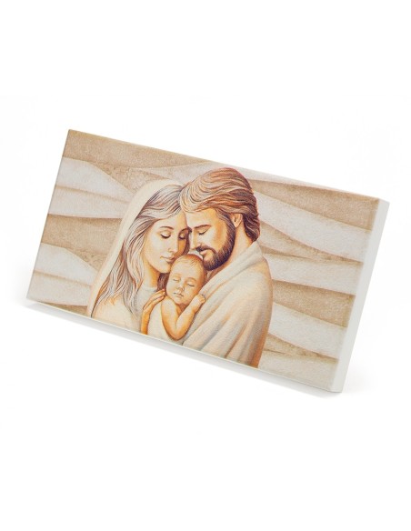 Holy Family Painted on Wood | Vatican Gift Holy Family Painted on Wood | Vatican Gift