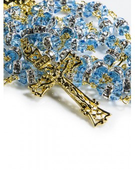 Light Blue Swarovski Crystal beads