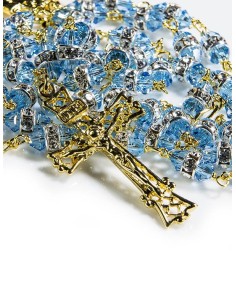 Light Blue Swarovski Crystal beads Light Blue Swarovski Crystal beads