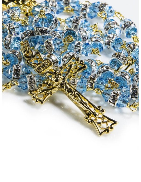 Light Blue Swarovski Crystal beads Light Blue Swarovski Crystal beads