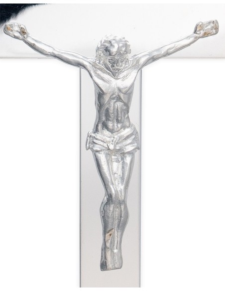 Shiny Steel Crucifix | Vatican Gift
