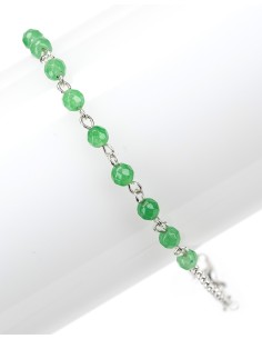 Aventurine Sterling Silver Rosary Bracelet | Vatican Gift 2