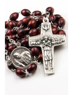 Pope Francis Rosary with Papal Crucifix