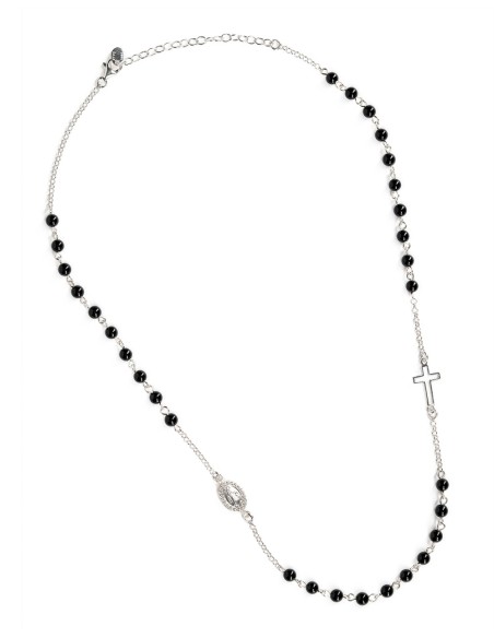 Black Onyx Sterling Silver Necklace | Vatican Gift