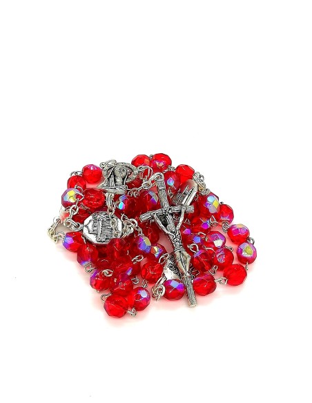 Four Basilicas Red Rosary small  | Vatican Gift Four Basilicas Red Rosary small  | Vatican Gift