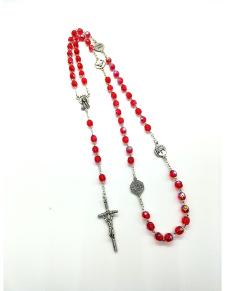 Four Basilicas Red Rosary small  | Vatican Gift Four Basilicas Red Rosary small  | Vatican Gift