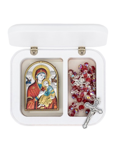 Baptism Gift Red Virgin Mary | Vatican Gift