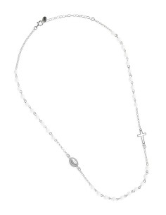 White Jade Sterling Silver Necklace | Vatican Gift