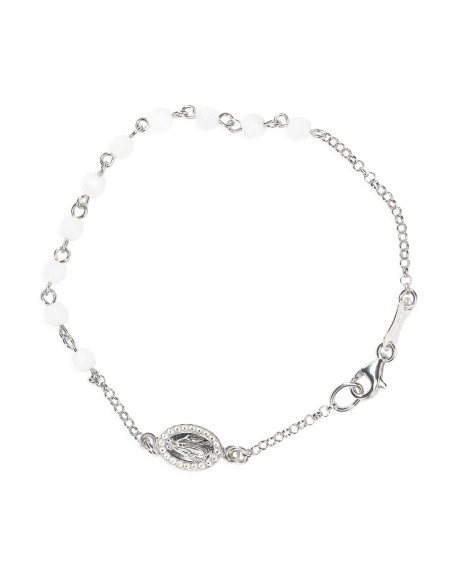 White Jade Sterling Silver Necklace Bracelet Set | Vatican Gift White Jade Sterling Silver Necklace Bracelet Set | Vatican Gift