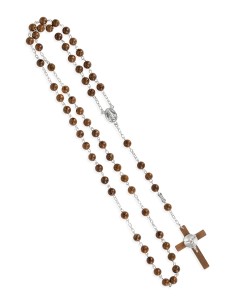 Sterling Silver Wooden Rosary | Vatican Gift 2