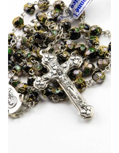 Black Cloisonne small Rosary Black Cloisonne small Rosary