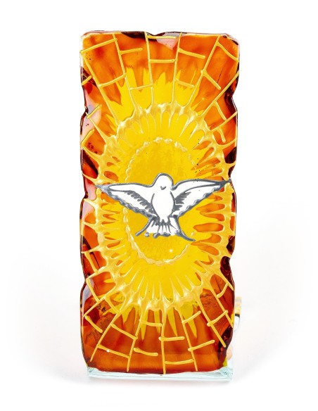 Dove Holy Spirit on Glass Size Small | Vatican Gift
