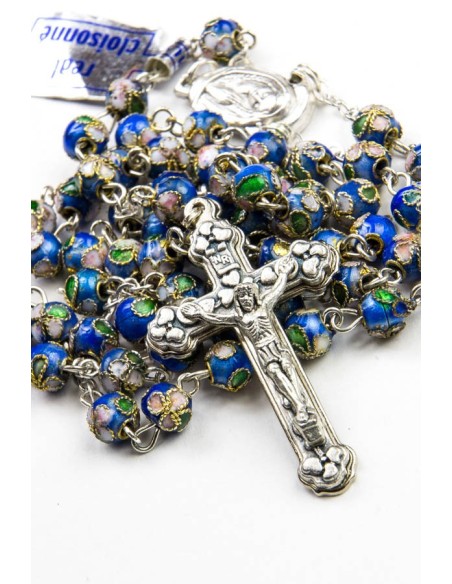 Blue Cloisonne small Rosary Blue Cloisonne small Rosary