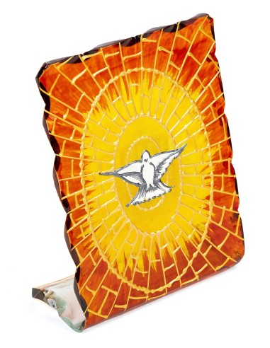 Dove Holy Spirit on Glass Size Large | Vatican Gift