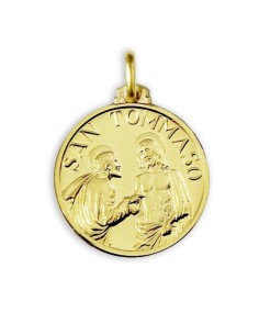 St. Thomas The Apostle Gold Plated Medal  | Vatican Gift