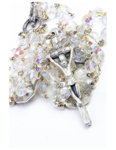 Four Basilicas Clear Rosary small  | Vatican Gift 2