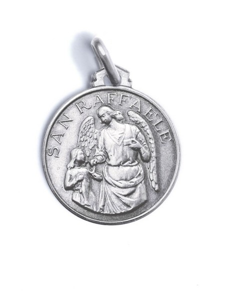 Sterling Silver St. Raphael The Archangel Medal