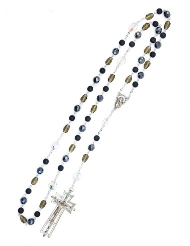 Dark Bohemian Glass Rosary