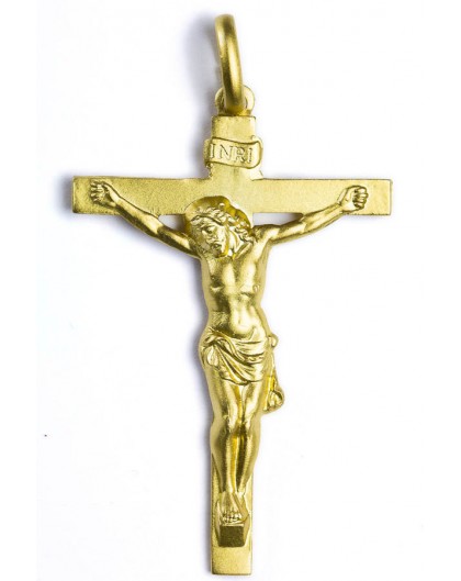 Christ Body Crucifix gold plated