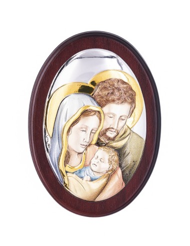 Holy Family Colours Oval Rosary Box